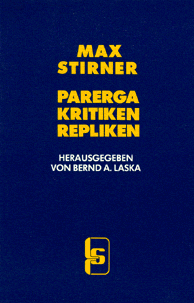 Titel Max Stirner: Parerga